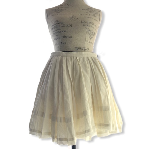 NWT Boy. BAND OF OUTSIDERS PLEATED Ivory White - Picture 2 of 11